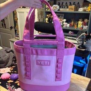 Yeti Pink Tote Bag Some wear